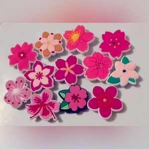 12 Flower Croc Charms Shoe Charm Jibbit Disney Croc Charms